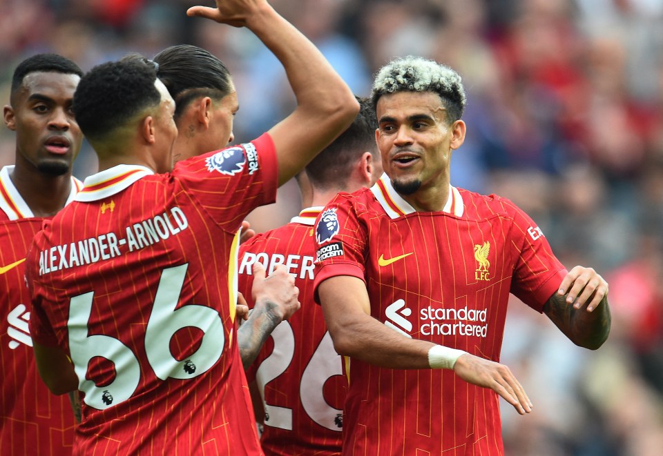 Luis Diaz scored twice as Liverpool made light work of Bournemouth