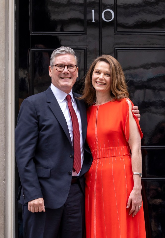 The PM with wife Lady Victoria