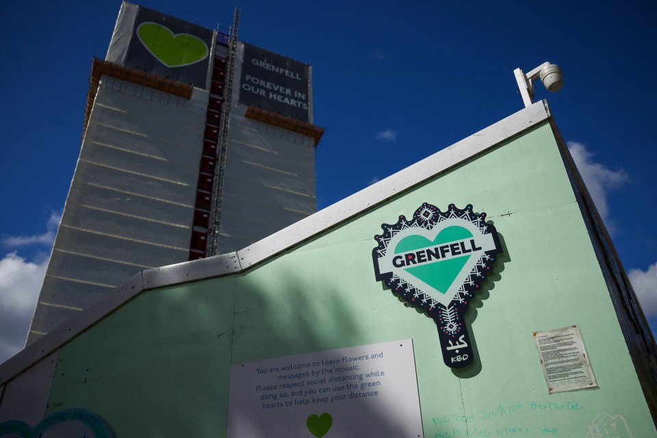 a sign on a wall that says grenfell on it