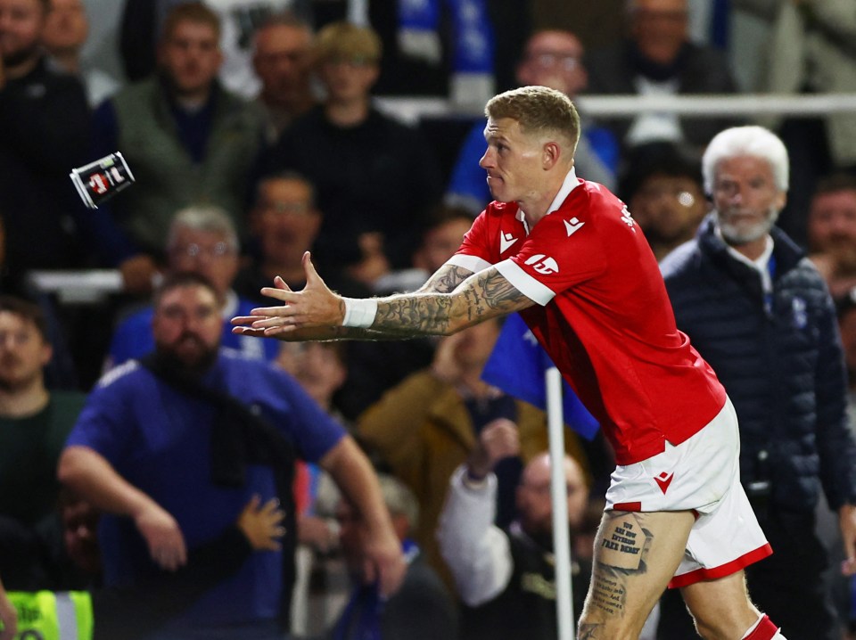 Former Premier League bad boy James McClean grabbed a drink that was thrown at him from the crowd