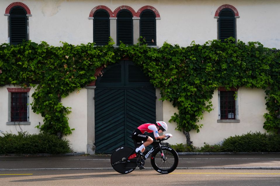 Furrer competed in a time trial earlier in the world championships