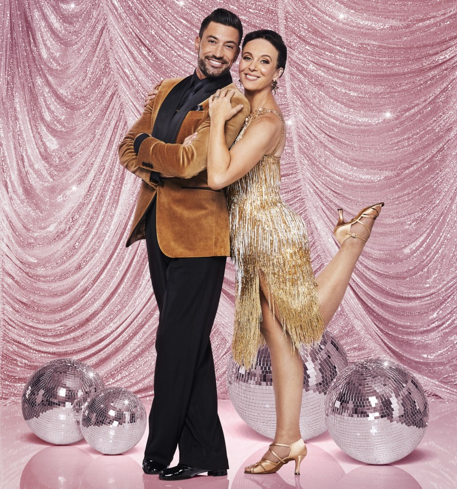 The smiles hide the ordeal Amanda says she suffered at the hands of Strictly pro Giovanni