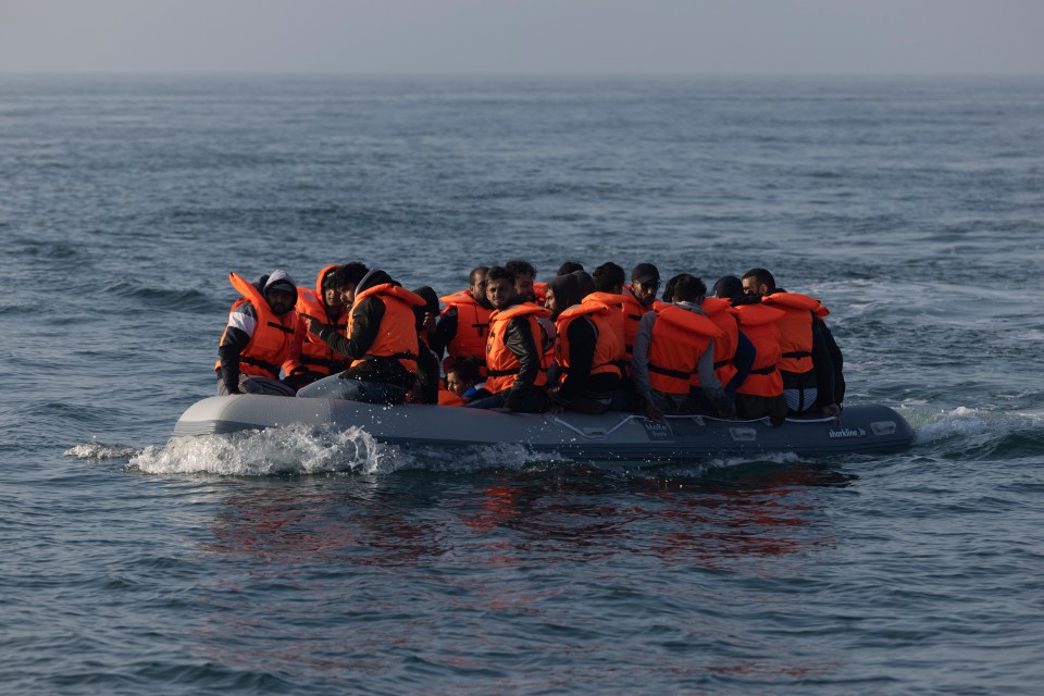 Nine Iraqi migrants were detained after a small boat was found off Devon — hundreds of miles from the normal crossing route