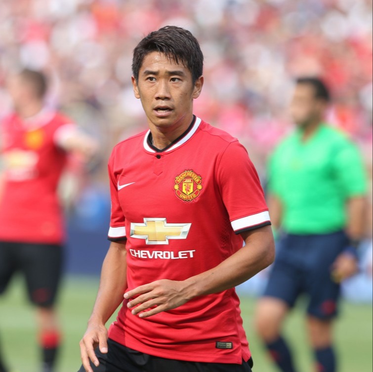 ANN ARBOR, MI - AUGUST 02: Shinji Kagawa of Manchester United in action during the pre-season friendly match between Manchester United and Real Madrid at Michigan Stadium on August 2, 2014 in Ann Arbor, Michigan. (Photo by Matthew Peters/Man Utd via Getty Images)