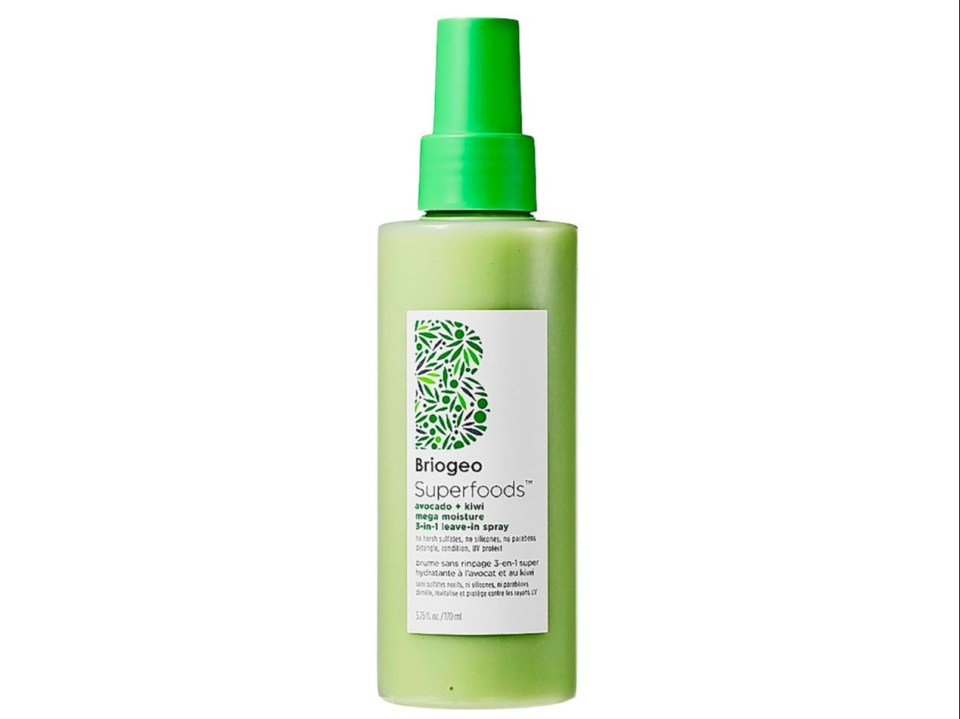 This hydrating spray protects hair from the elements