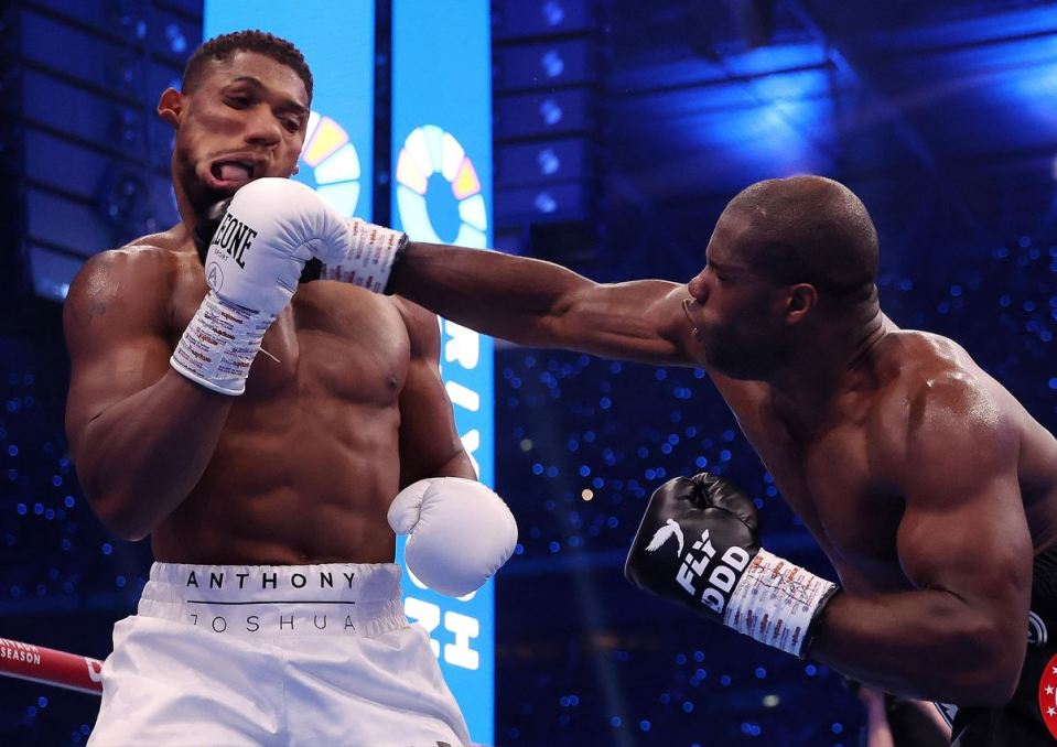 Anthony Joshua's face was totally distorted by Daniel Dubois' brutal right hand