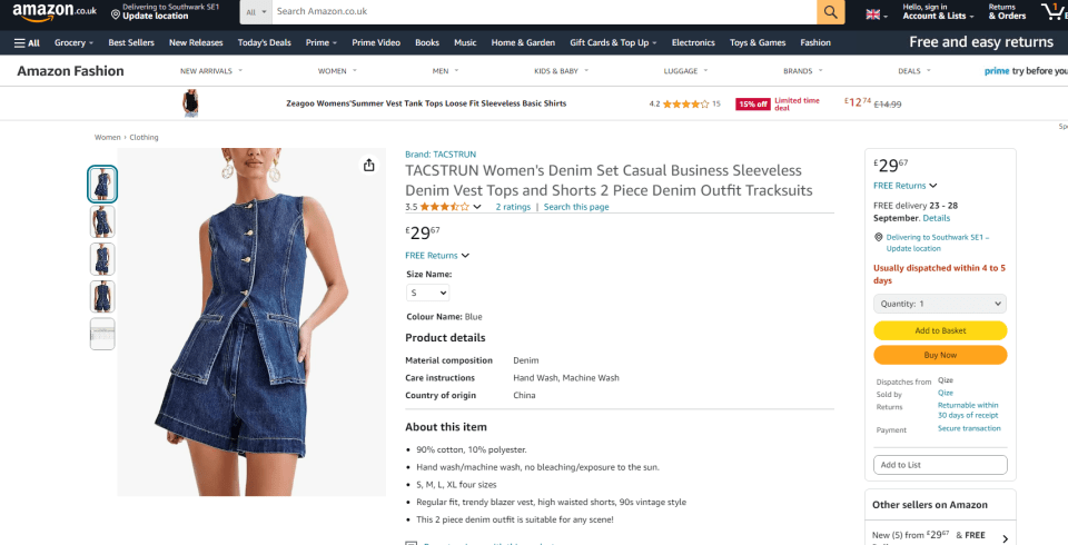 a woman 's denim set casual business sleeveless denim vest tops and shorts 2 piece denim outfit tracksuits