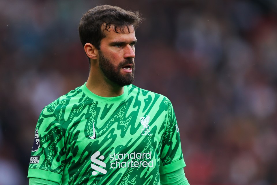 Alisson is yet to pick the ball out of his net