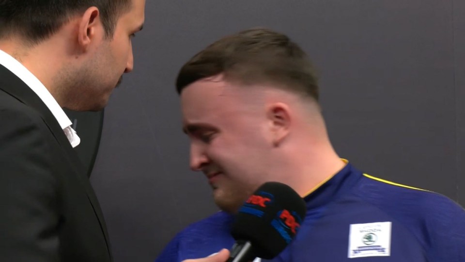 Luke Littler cries after losing to Peter Wright

LUKE LITTLER was furious with the crowd and burst into tears after Peter Wright came back to shock him in the German Championship final.