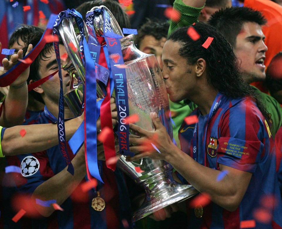 Carson has even got one more Champions League crown than icon Ronaldinho