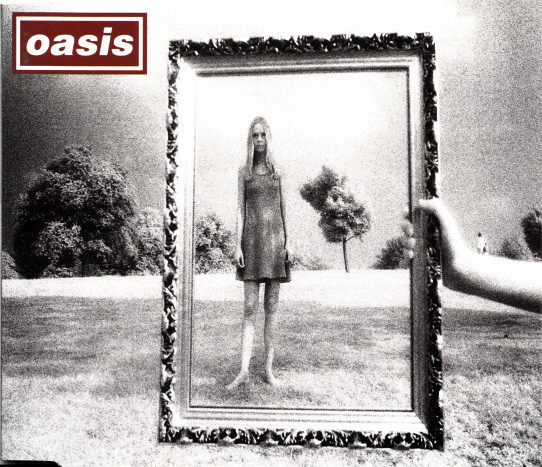 an oasis album cover with a picture of a woman