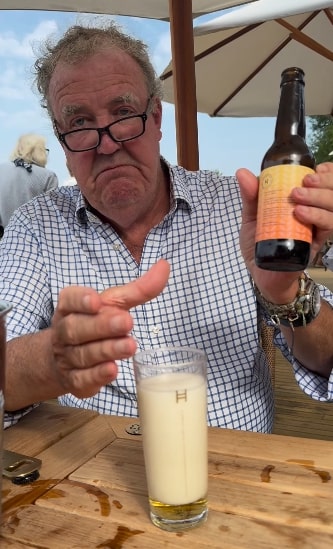 Jeremy Clarkson unveiled his latest Hawkstone brewery product