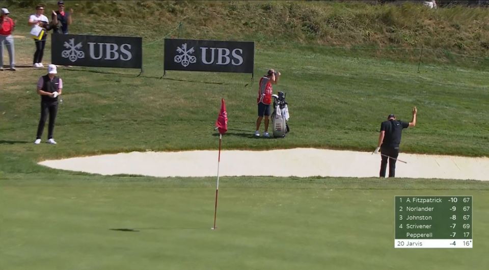 The South African's birdie chip at the eighth left the commentators stunned