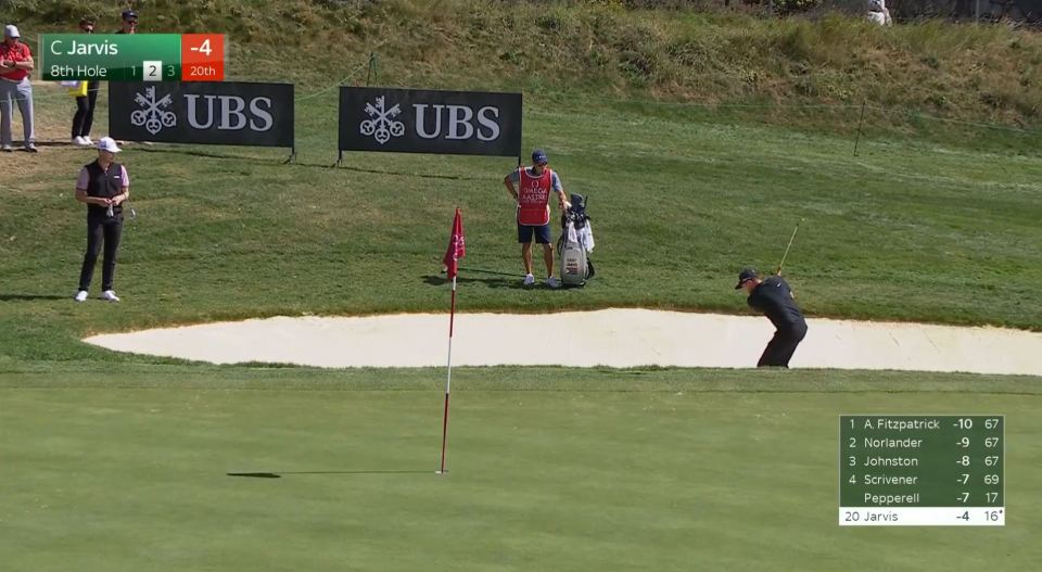 Casey Jarvis pulled off an incredible hole out at the Omega European Masters