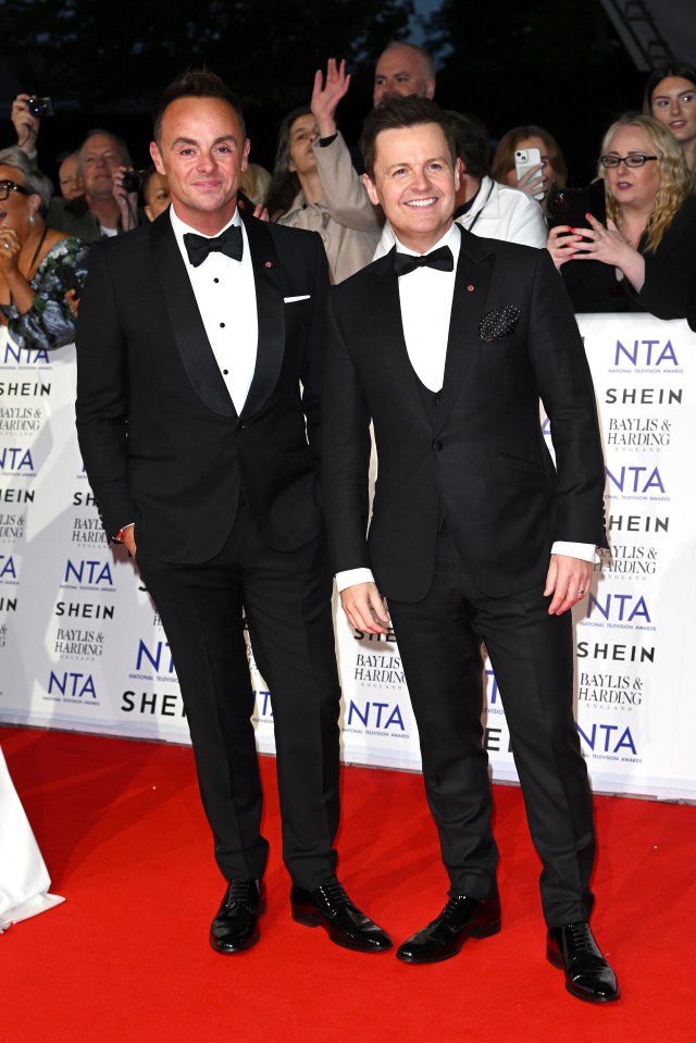 Ant and Dec are hoping to scoop an award