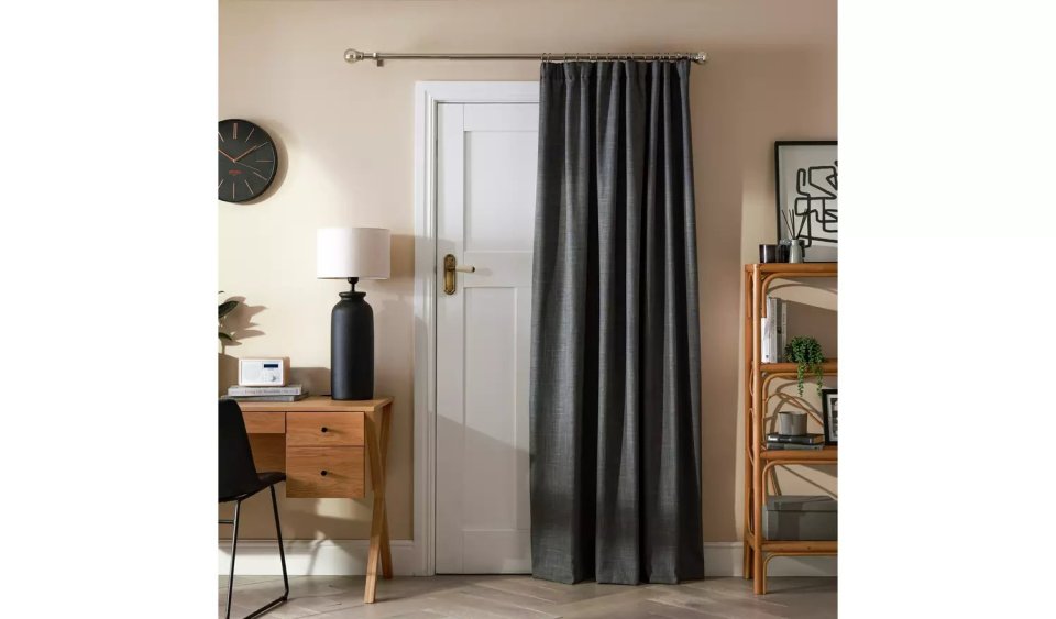 The thermal curtains are currently half price