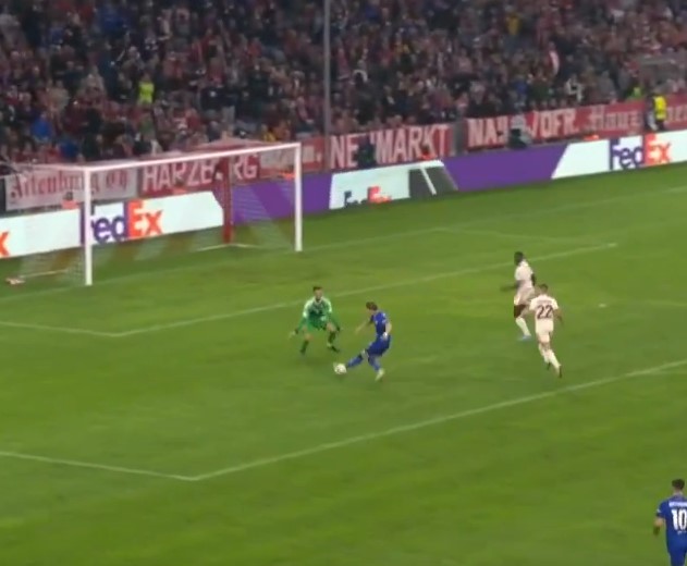 Ulreich was nutmegged for Dinamo Zagreb's second goal