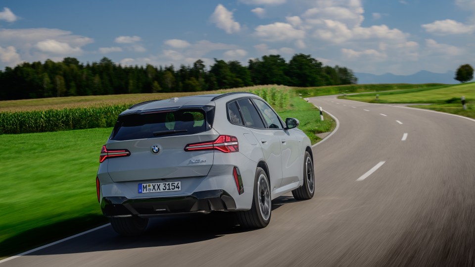 Like pretty well any BMW, the X3 sits solid on the road