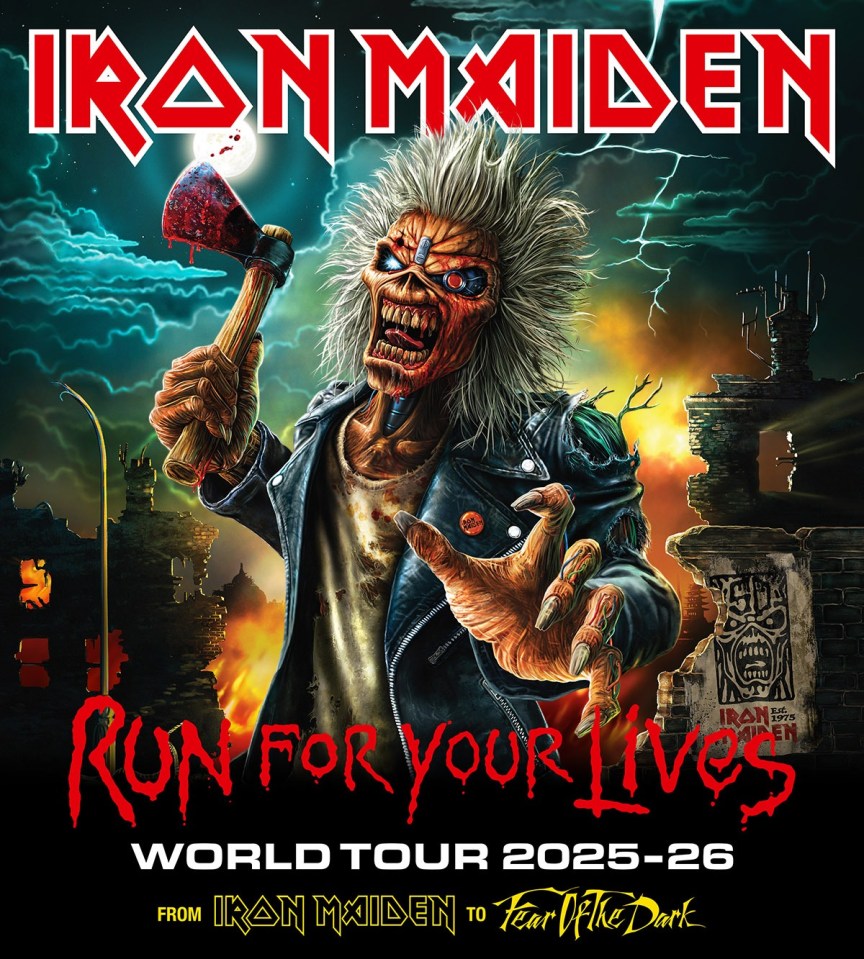 Iron Maiden Run For Your Lives Tour 2025-26