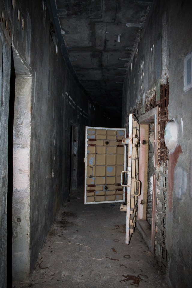 A walk through the corridors is like something out of a horror movie