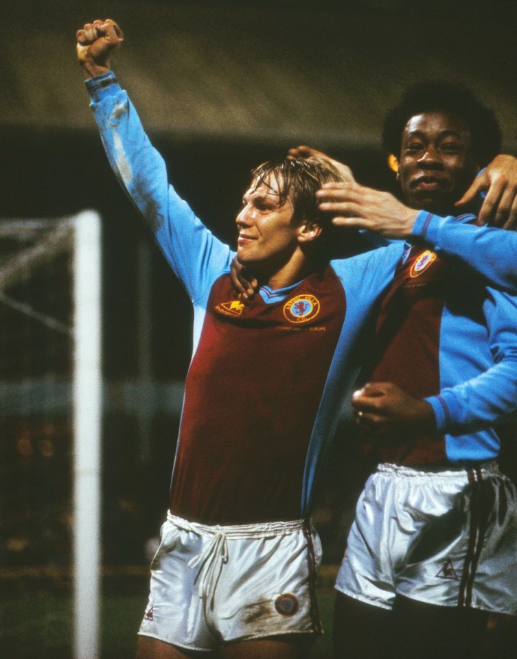 Shaw scored the equaliser against Barcelona in the 2nd leg of the Super Cup final at Villa Park