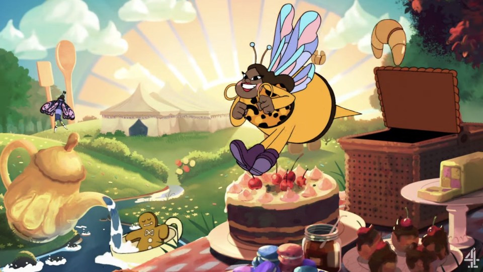 Alison Hammond has taken on a new role as an animated bee in The Great British Bake Off new trailer.