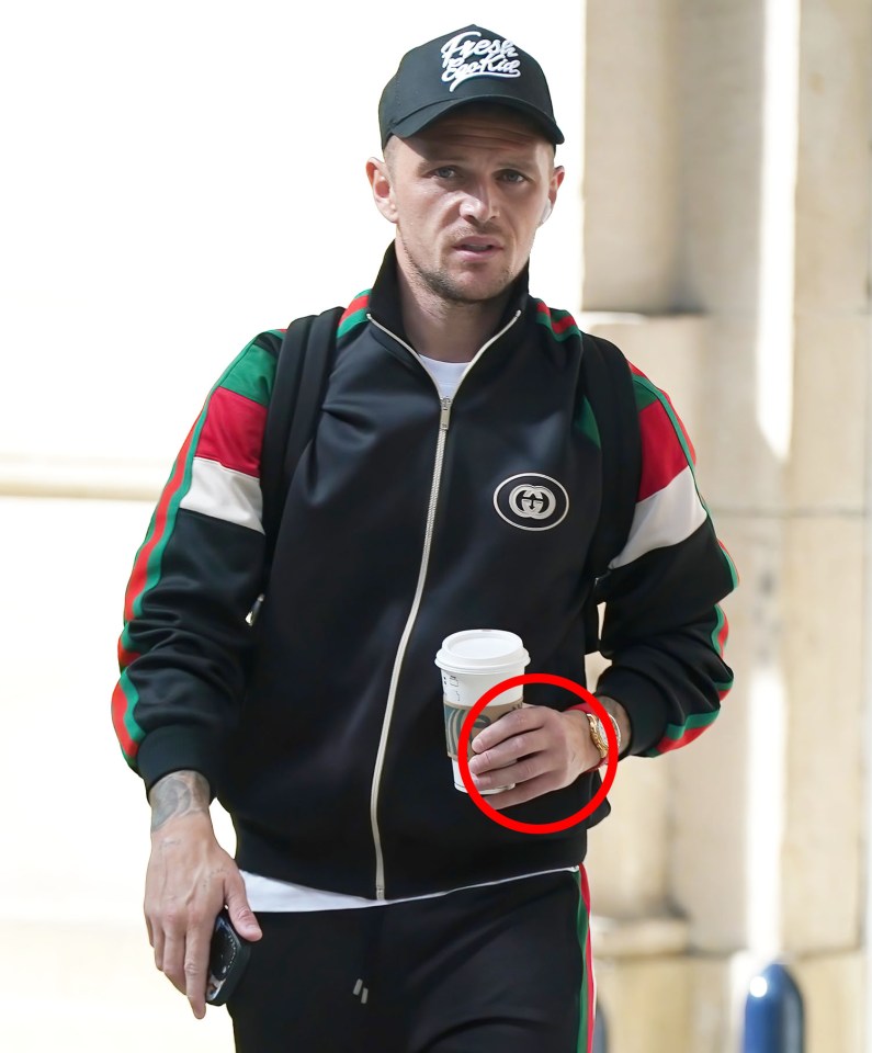 Glum-faced footie ace Kieran Trippier is seen without his wedding ring as his marriage crisis deepens