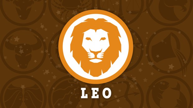 a picture of a lion with the word leo below it