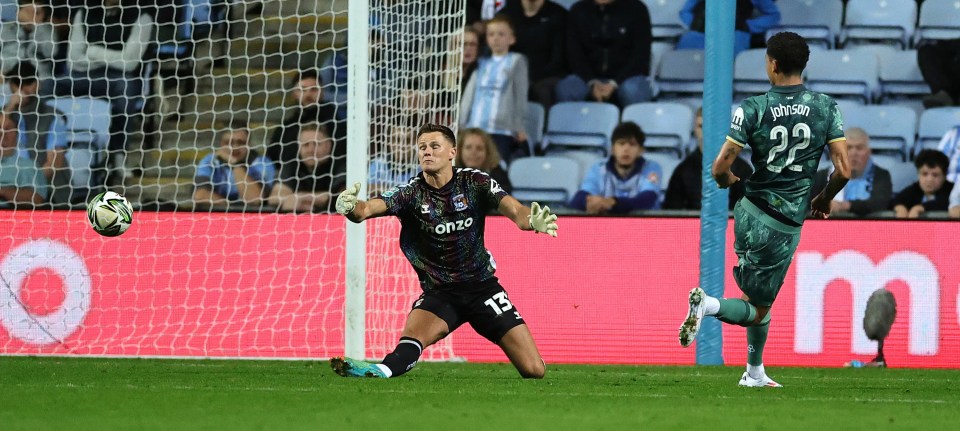 Brennan Johnson scored a stoppage-time winner for Spurs