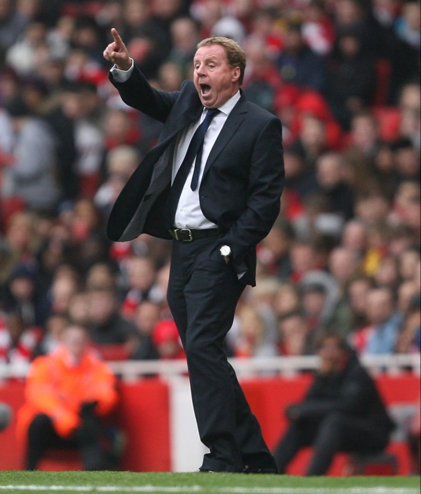 Harry Redknapp has not managed for seven years