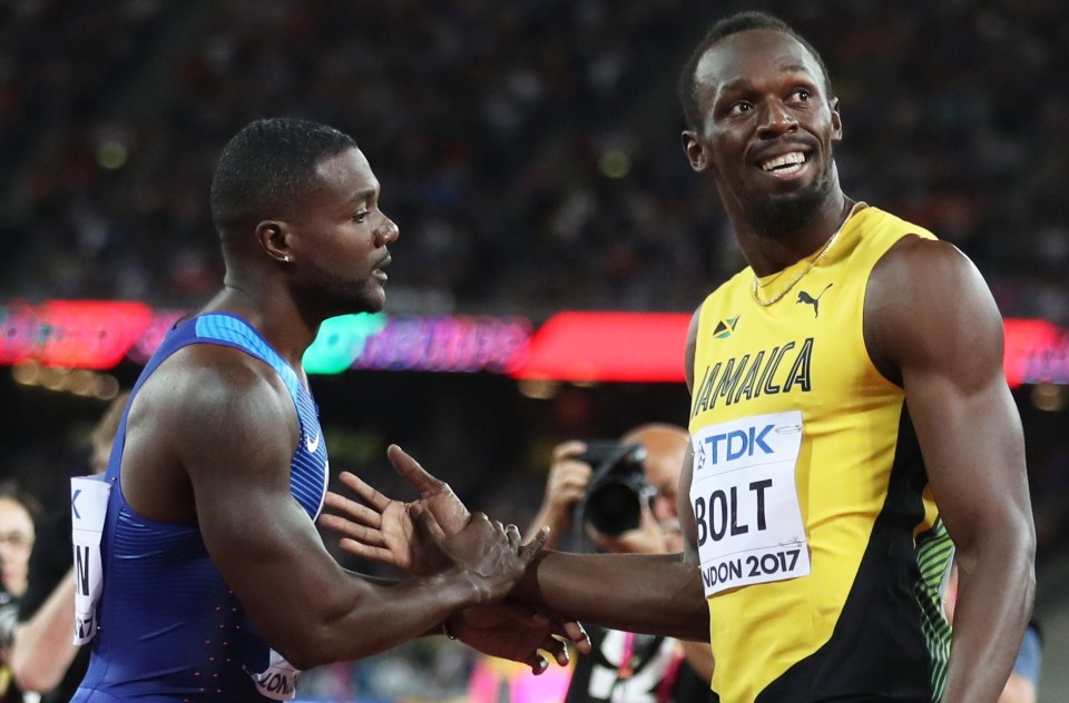 Gatlin was Bolt's main rival during their racing days