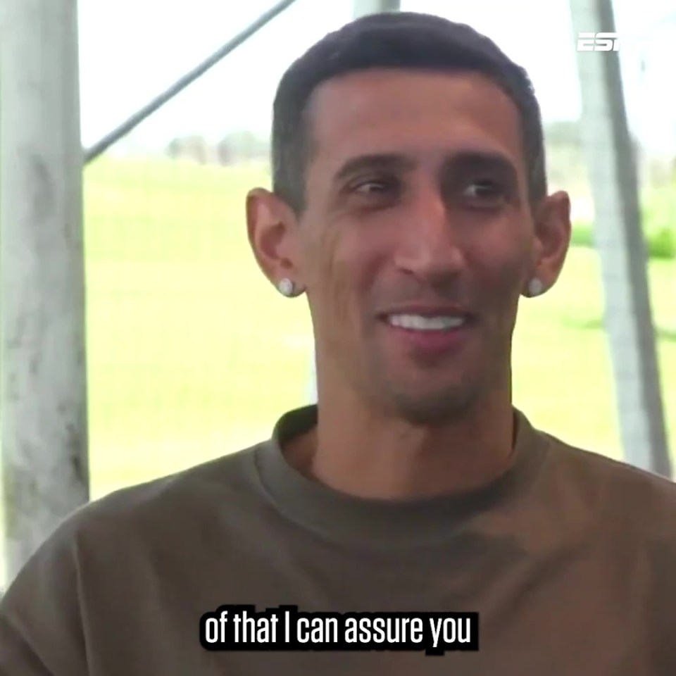 Angel Di Maria spoke candidly about one former United boss