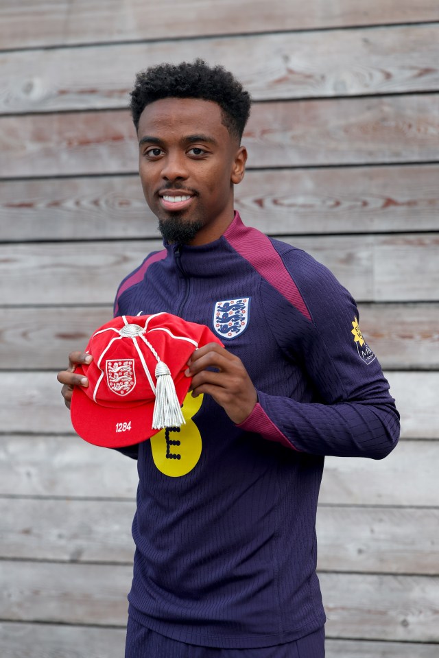 Angel Gomes was handed his first start for England