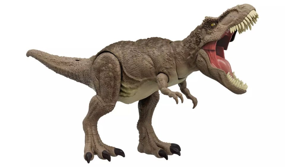 Jurassic World Attack Tyrannosaurus Rex is available for £41 at Argos