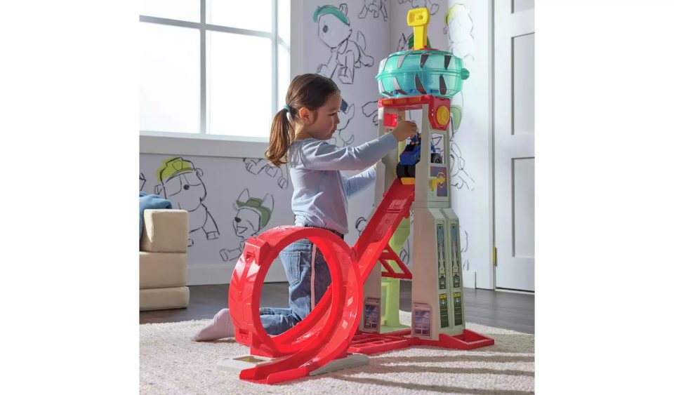 You can buy the PAW Patrol Rescue Wheels Tower for £66