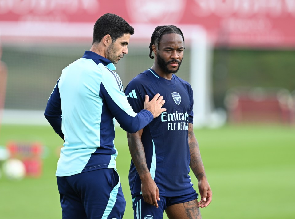 Arsenal boss Mikel Arteta knew he should sign Raheem Sterling in just 10 seconds