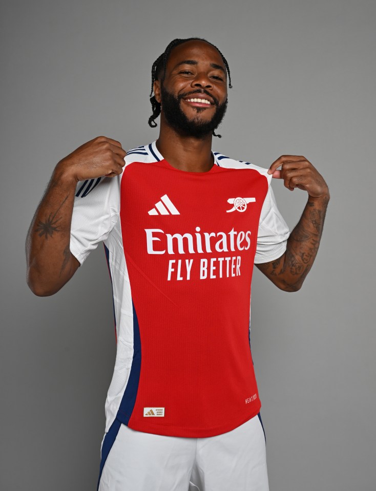 Raheem Sterling is the highest-paid player at Arsenal this season