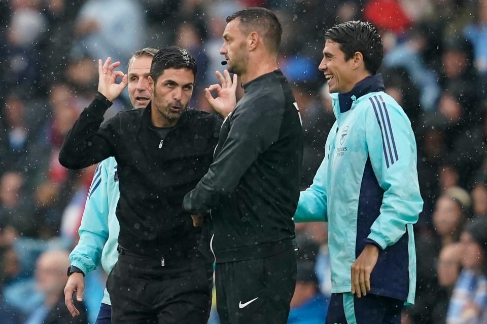 Mikel Arteta was left fuming at the decision