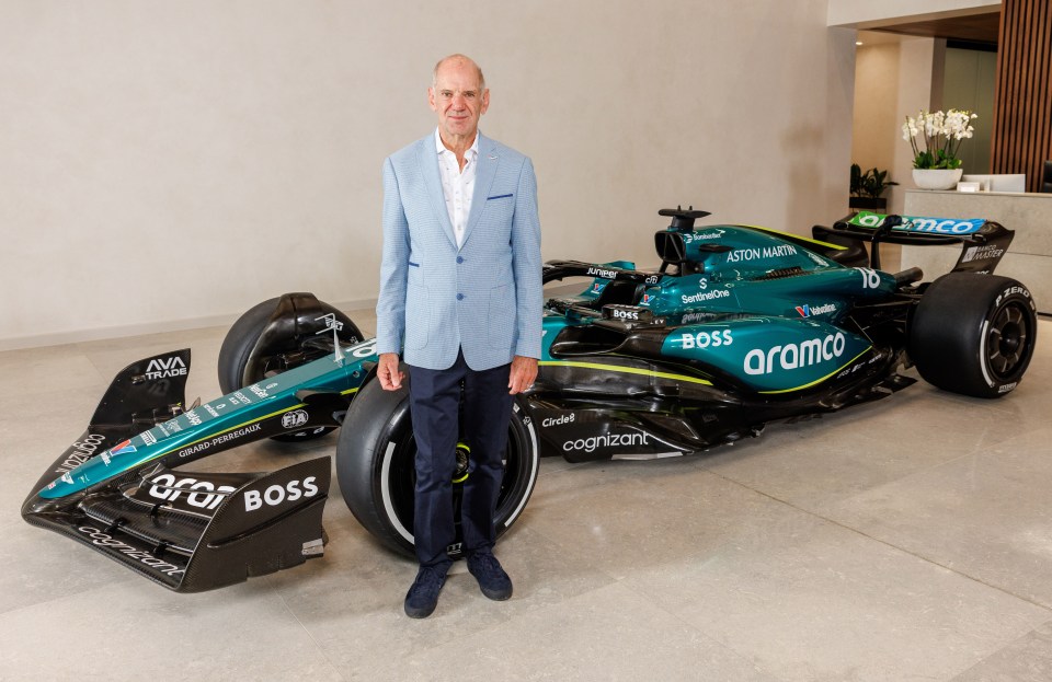 F1 designer Adrian Newey has signed for Aston Martin