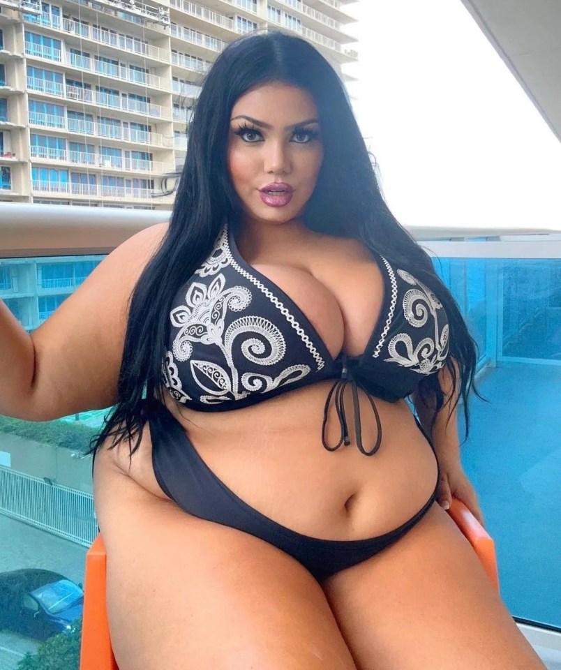 Alex Aspasia said she has been accused of promoting obesity through her modelling content