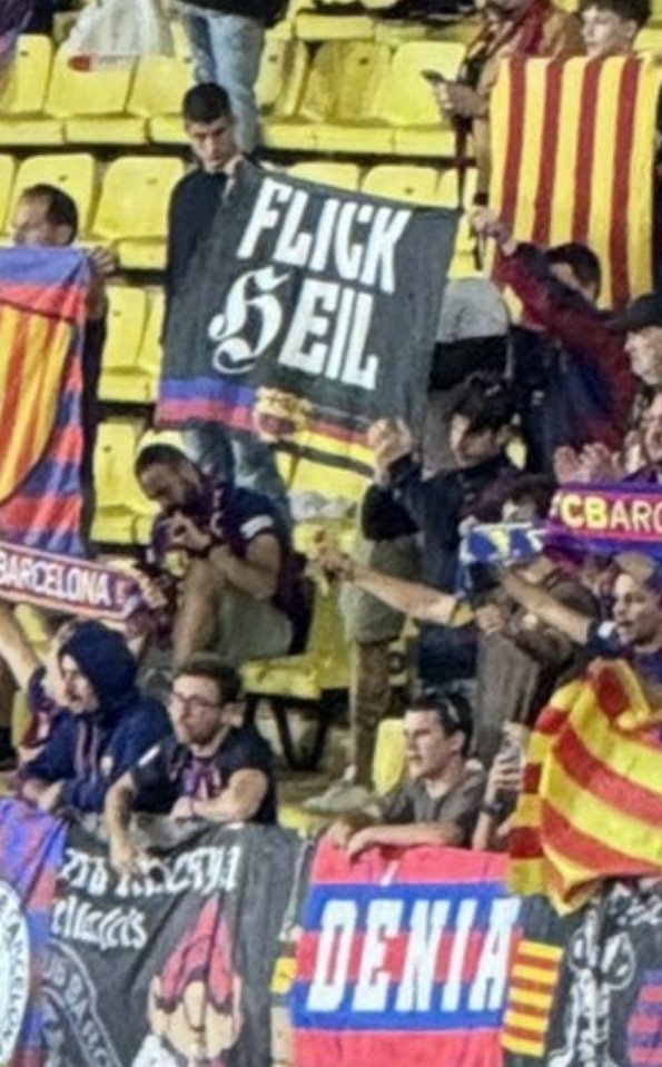 Barcelona were slapped with a fine and ban due to fans displaying a Nazi banner