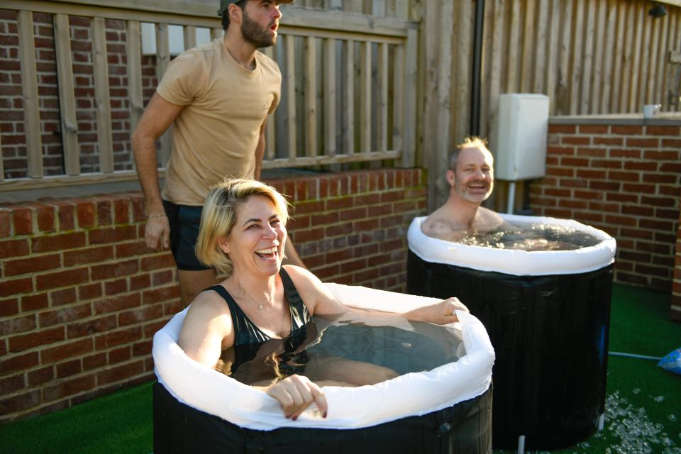 Ice baths are a big part of The Body Camp weekends