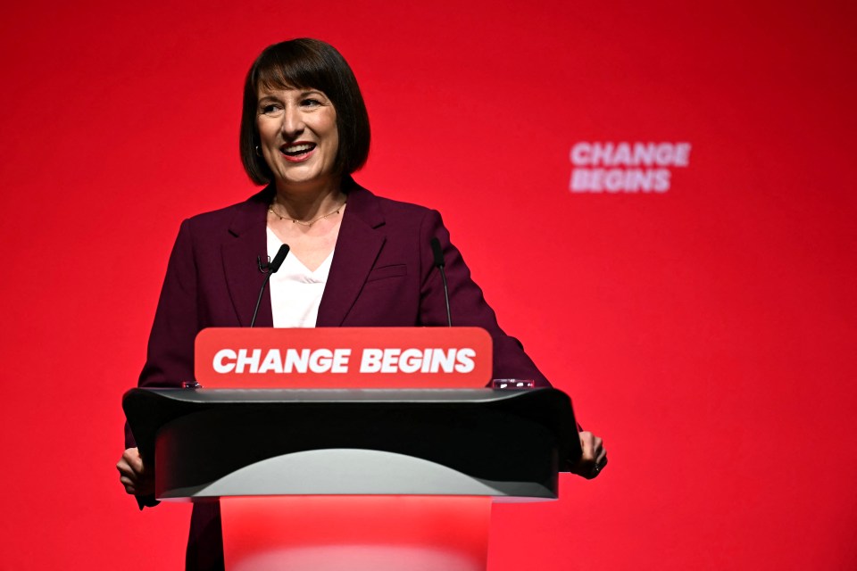 Chancellor Rachel Reeves at the Liverpool conference today