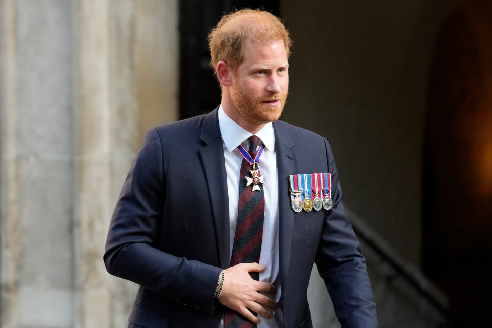 Prince Harry returned to the UK to attend the Invictus Games Foundation 10th Anniversary Service of Thanksgiving at St Paul’s Cathedral in London, on May 8, 2024