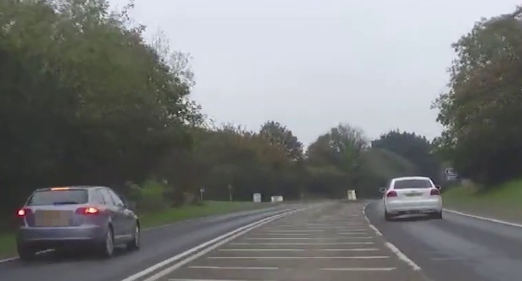 He repeatedly drove on the wrong side of the road at dangerous speeds