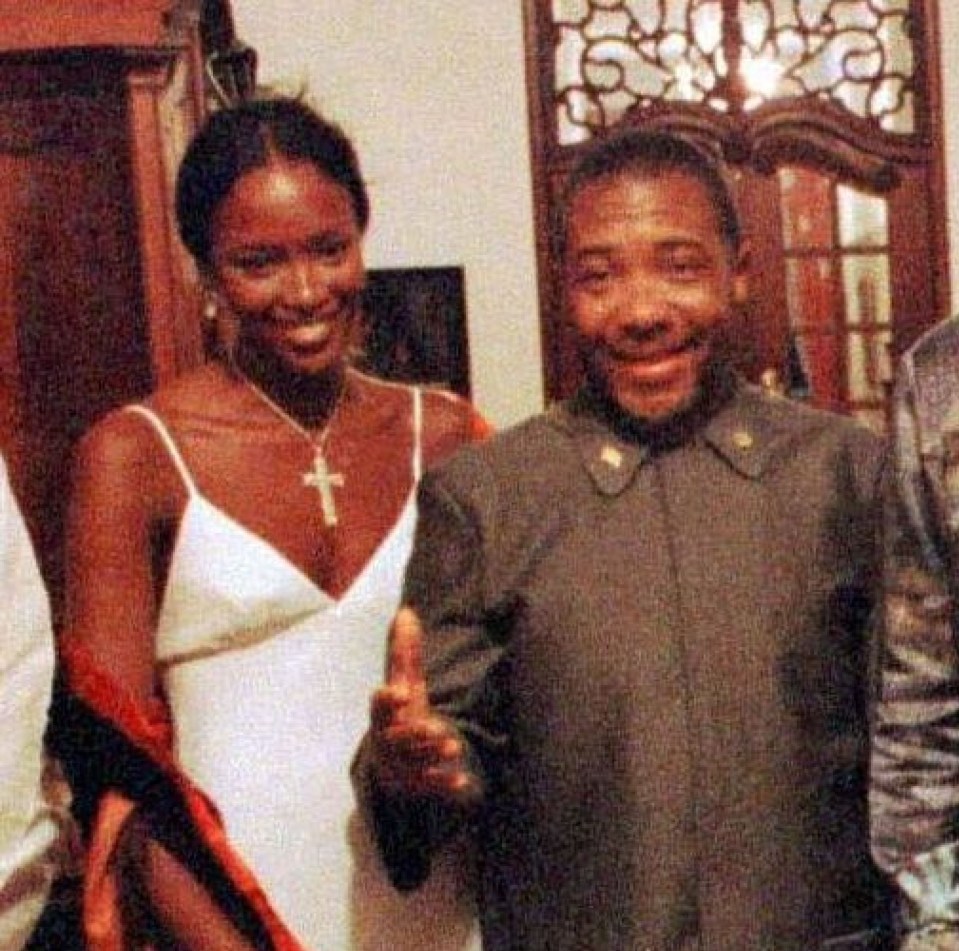 Naomi met African politican Charles Taylor at a dinner hosted by Nelson Mandella