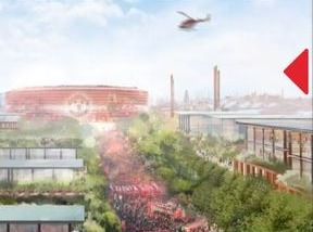 Fans have been given a glimpse of 'New Trafford'