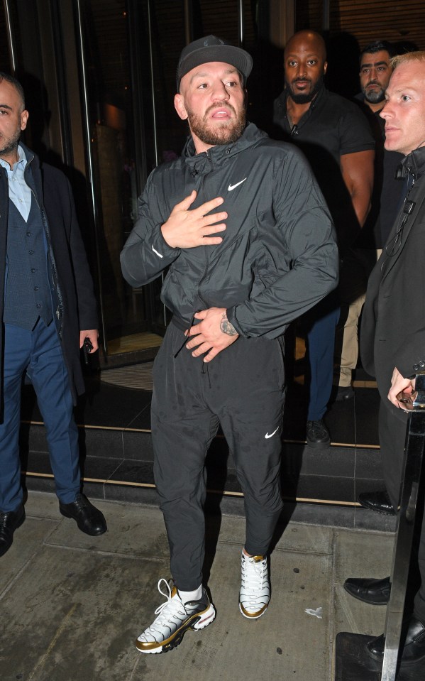 Conor McGregor dished out £11,000 in tips at a London restaurant