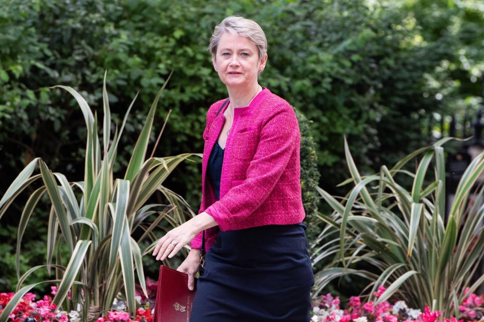 The new Home Secretary Yvette Cooper