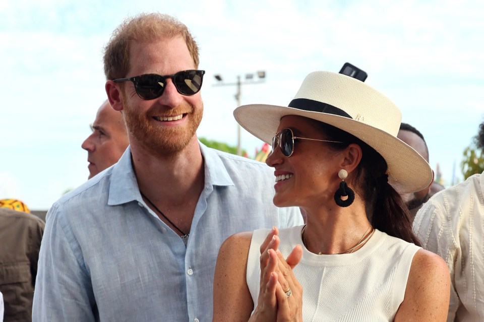 Prince Harry and Meghan visited Columbia last month